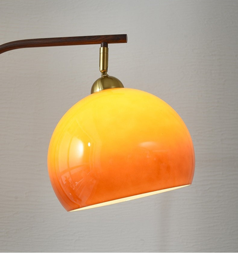 Carla Arc Floor Lamp with Side Table - 360° Adjustable Floor Lamp