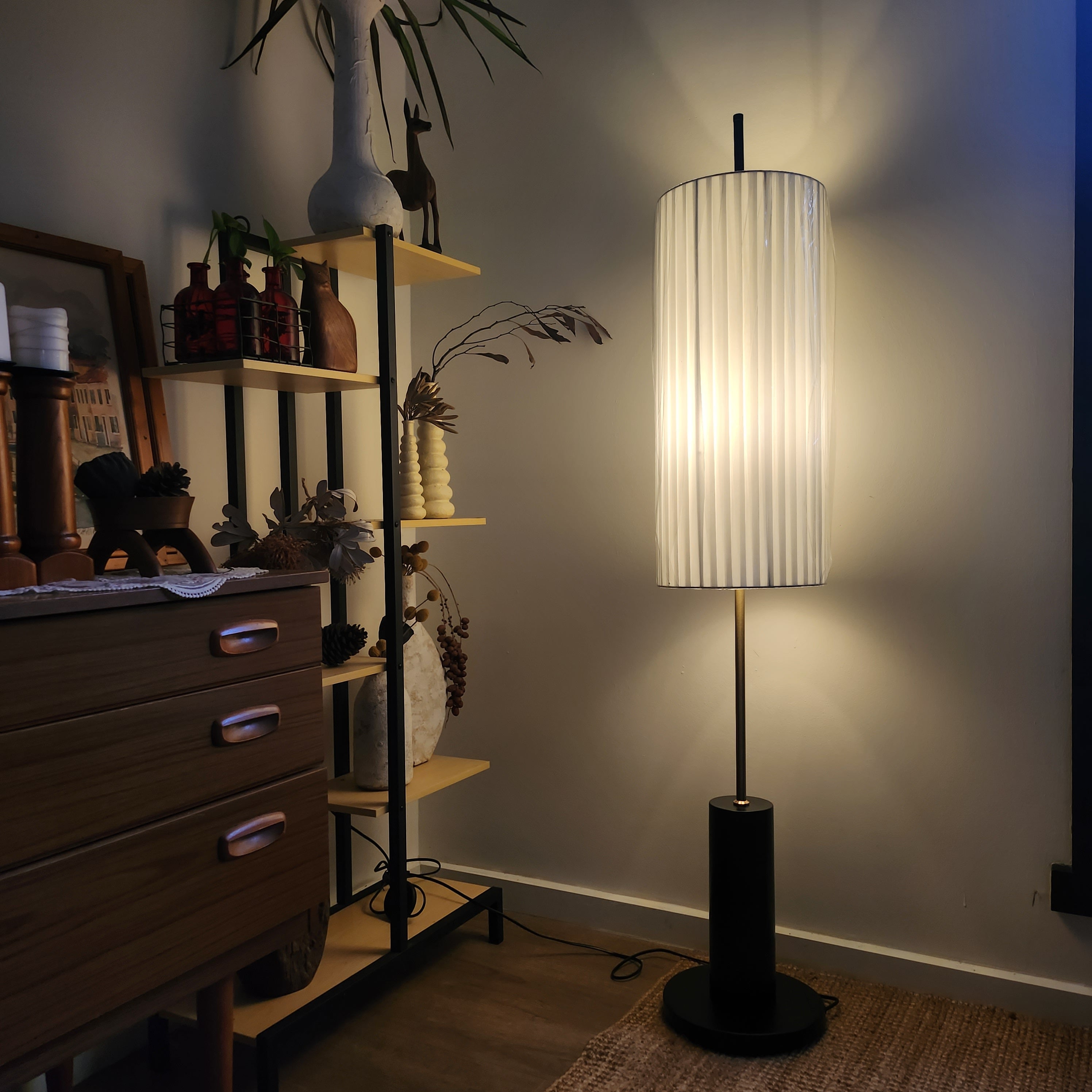 Zen Art Japandi Floor Lamp – Soft Ambient Glow