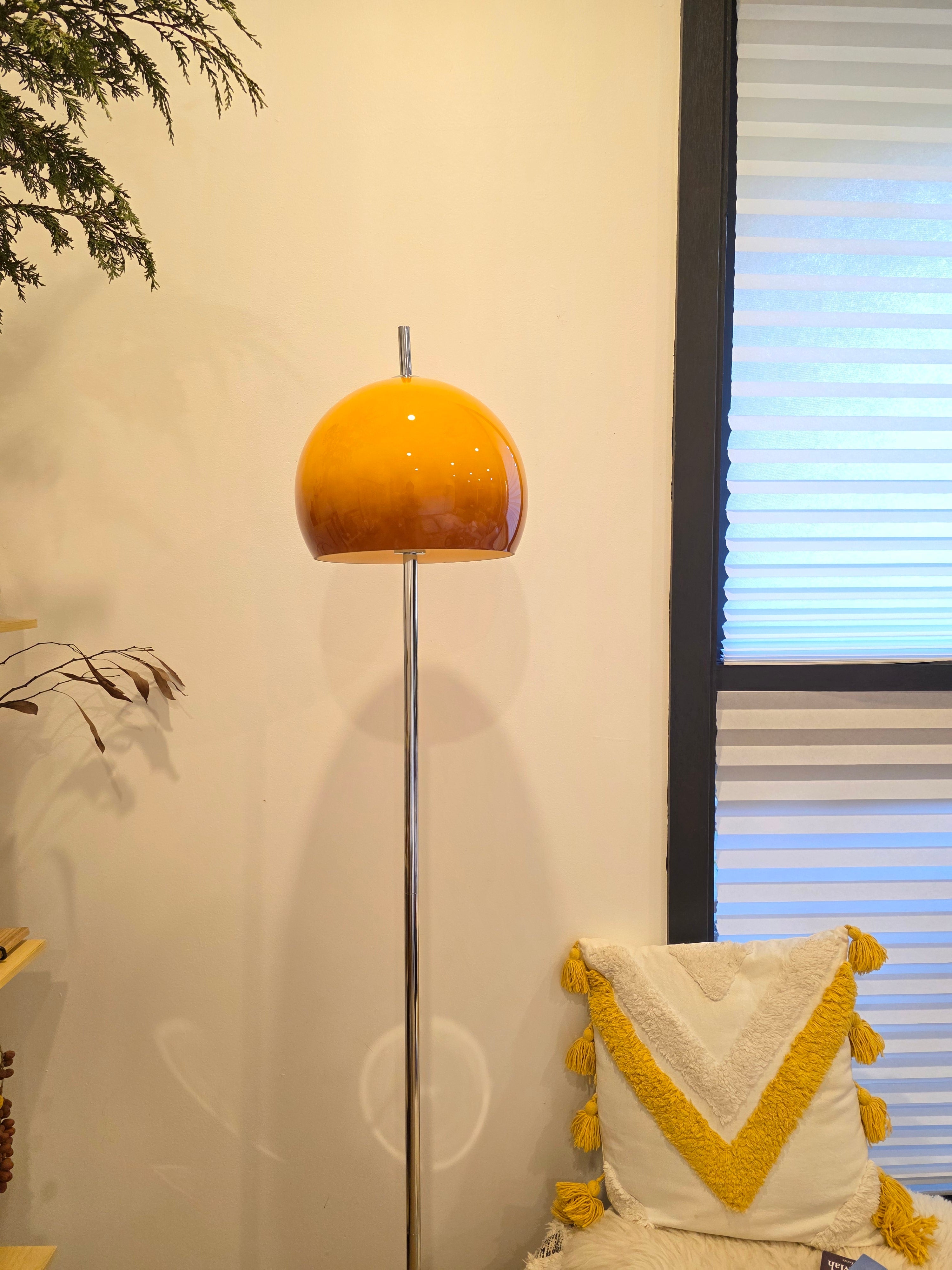 Olivia Mushroom Bauhaus Lamp Set Table & Floor Lamp