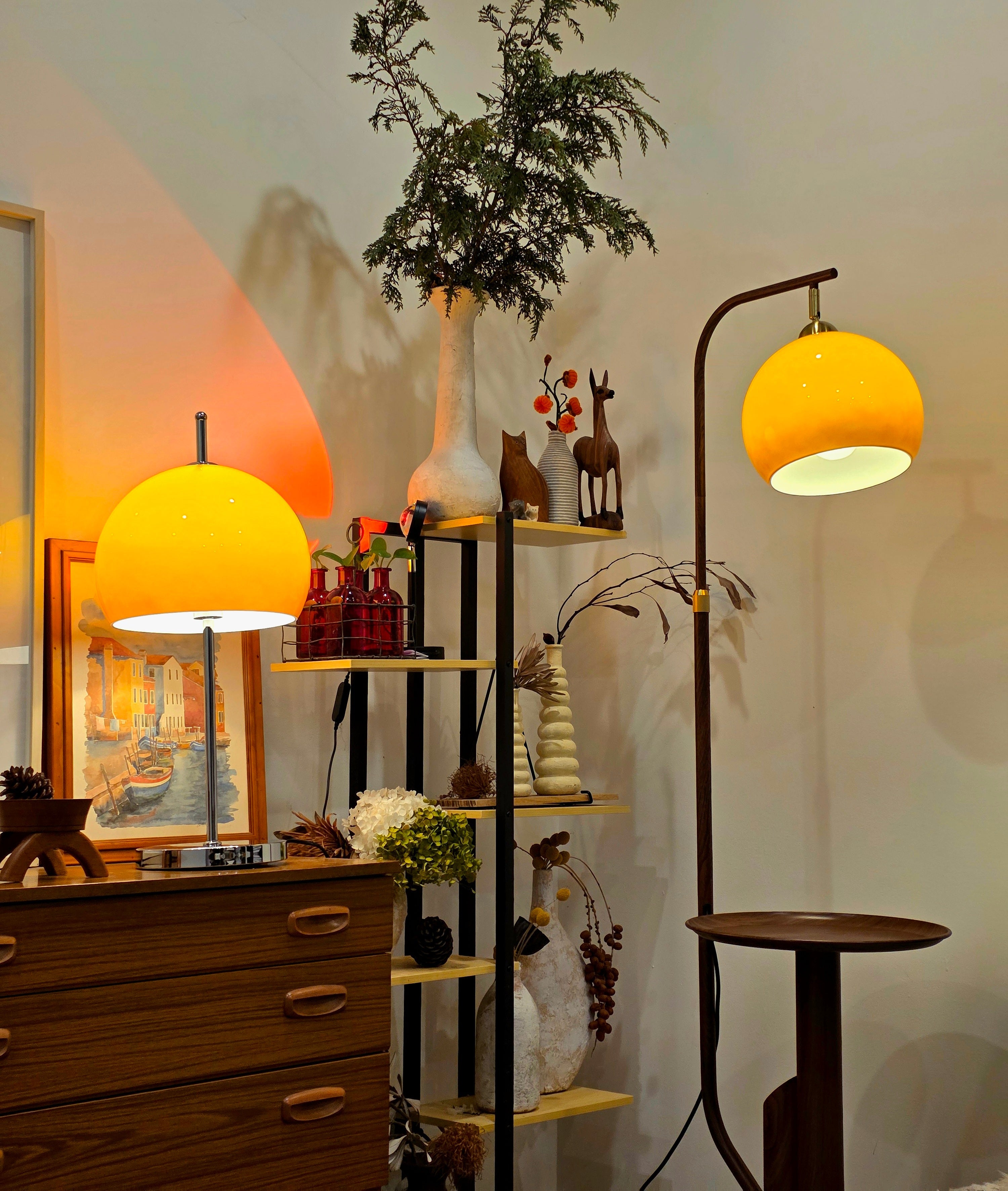 Carla & Olivia Lamp Set Bauhaus Modern Lighting with Functional Elegance