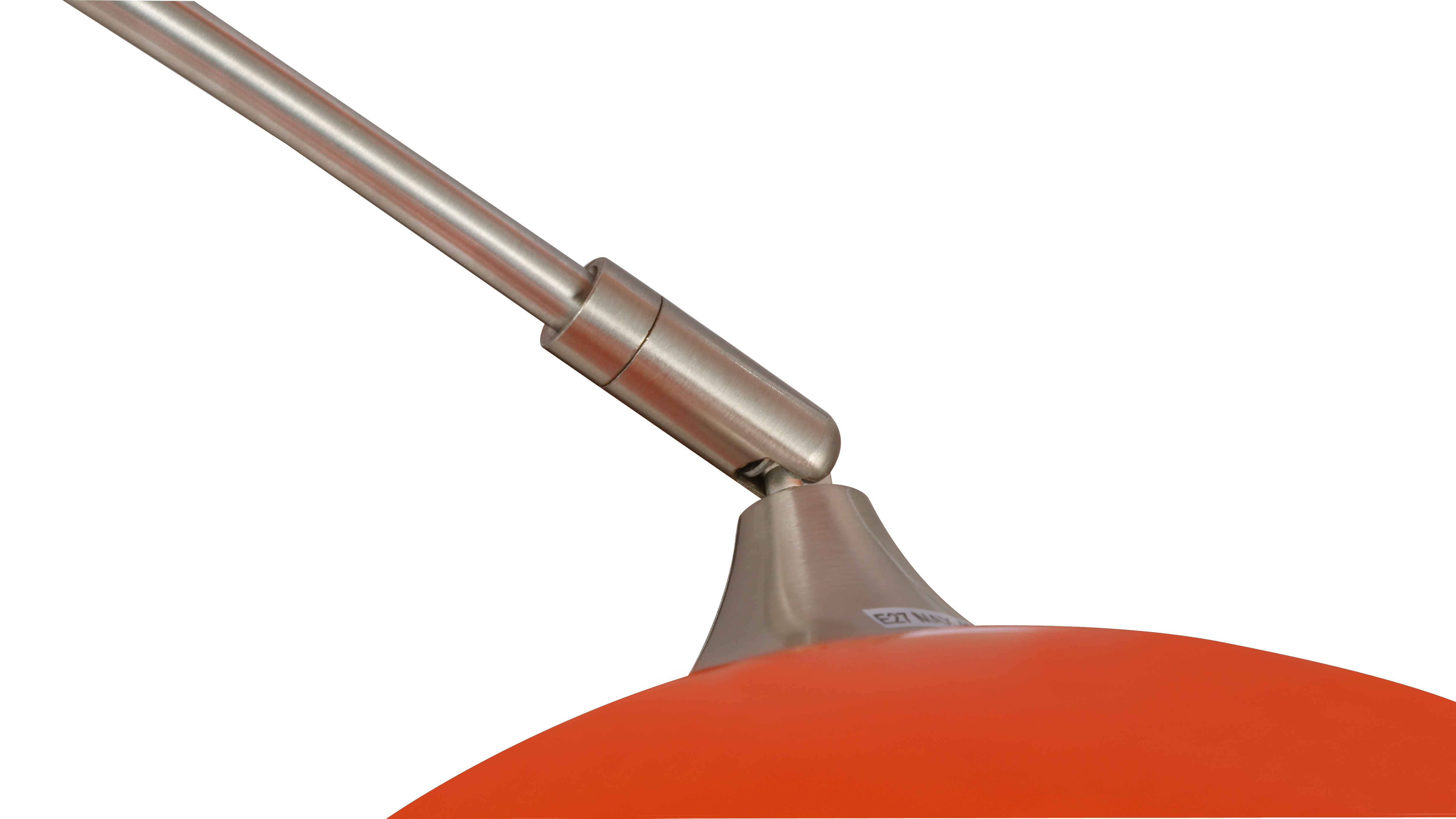 Sneedville Arched Floor Lamp – Chrome Arc with Marble Base