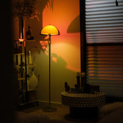 Coby Double-Mushroom Floor Lamp – Orange