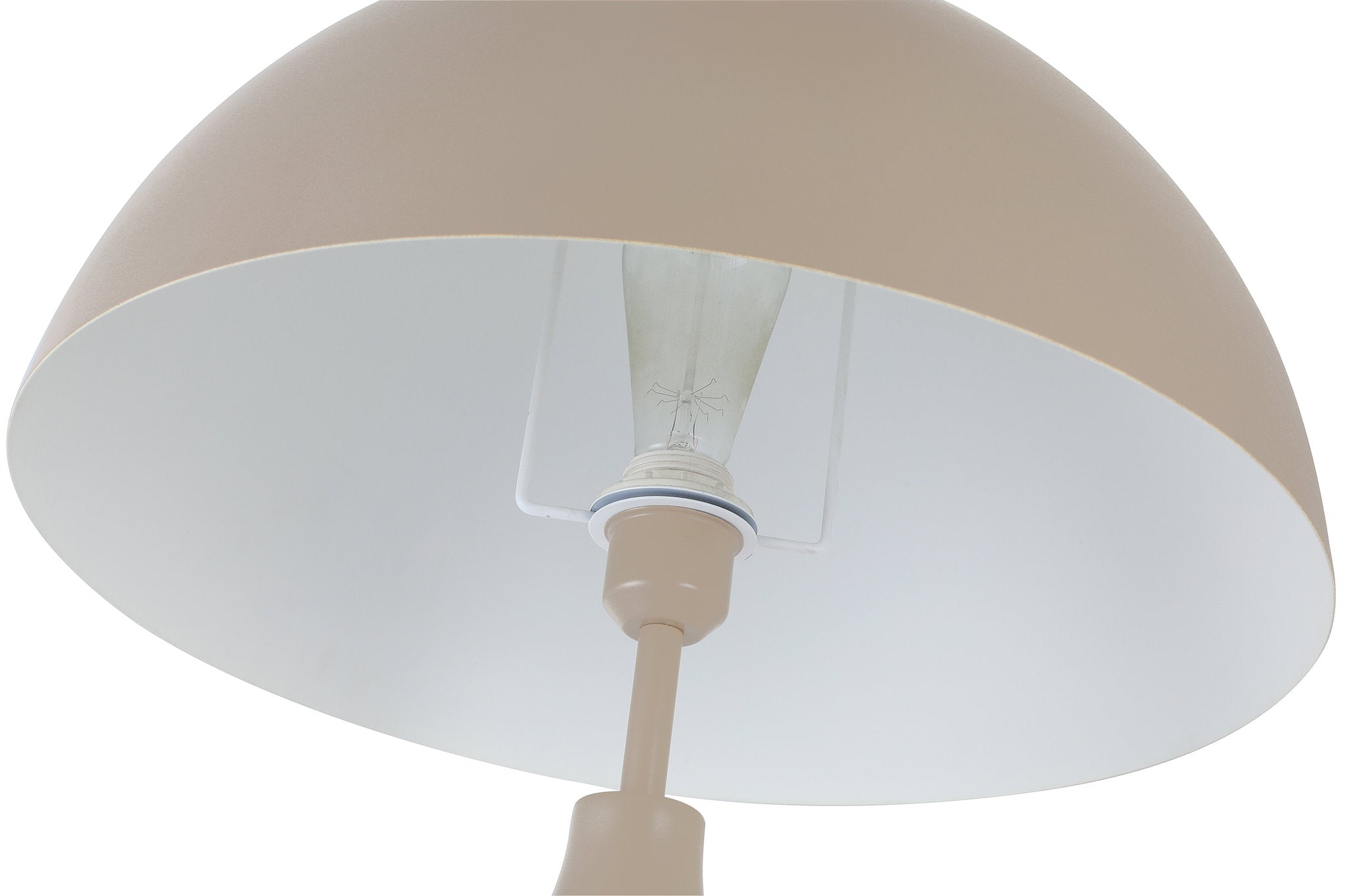 Dori Wavy Mushroom Floor Lamp – Mocha Retro Statement Lighting