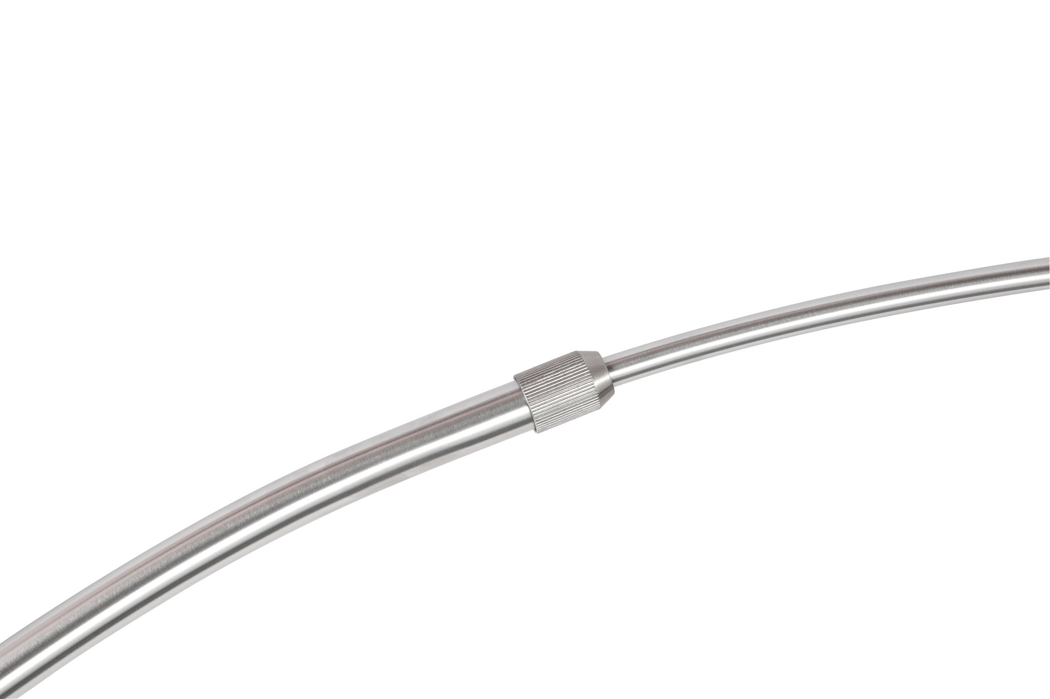 Sneedville Arched Floor Lamp – Chrome Arc with Marble Base