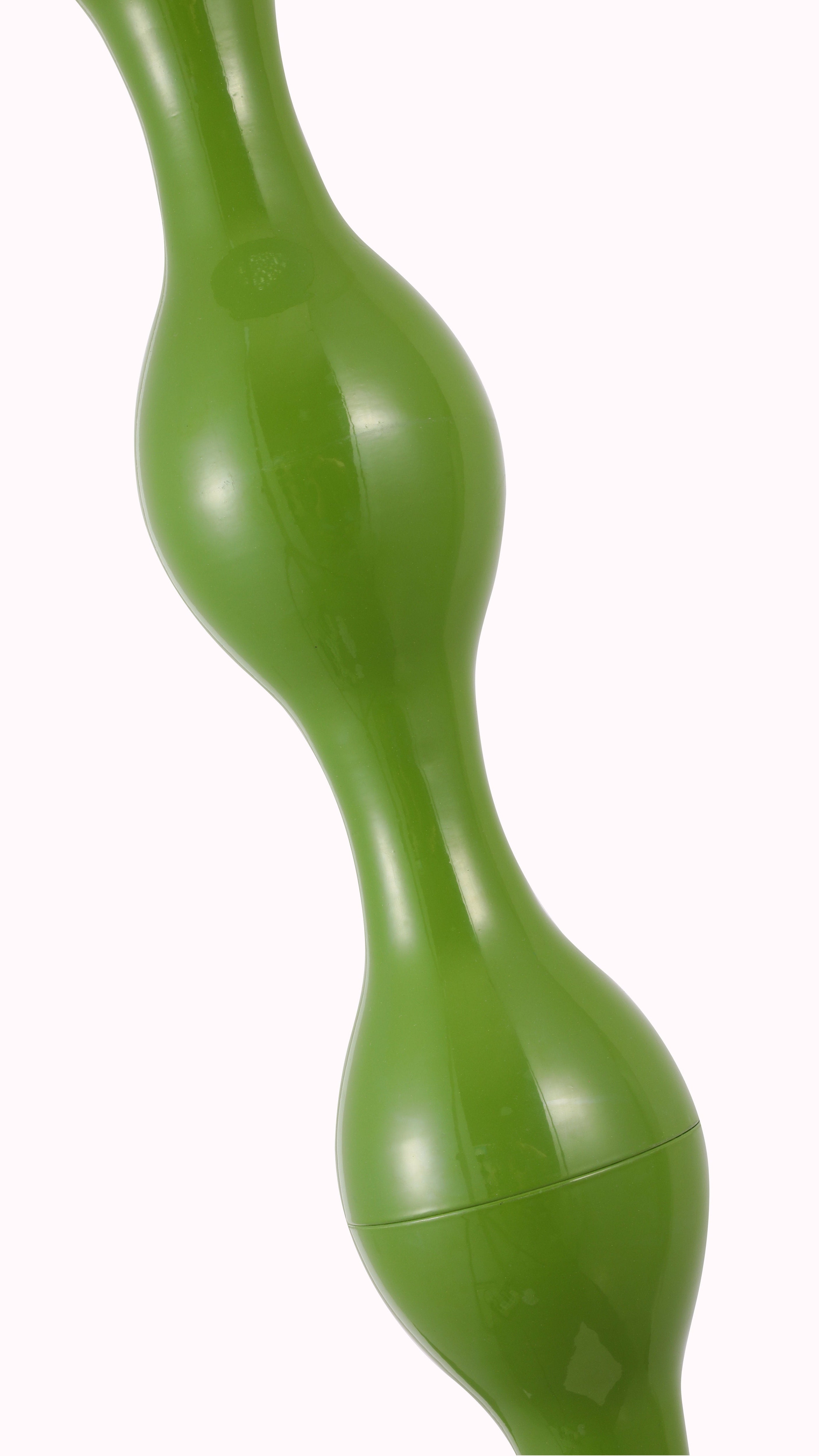 Dori Drop Wavy Mushroom Floor Lamp – Olive Green